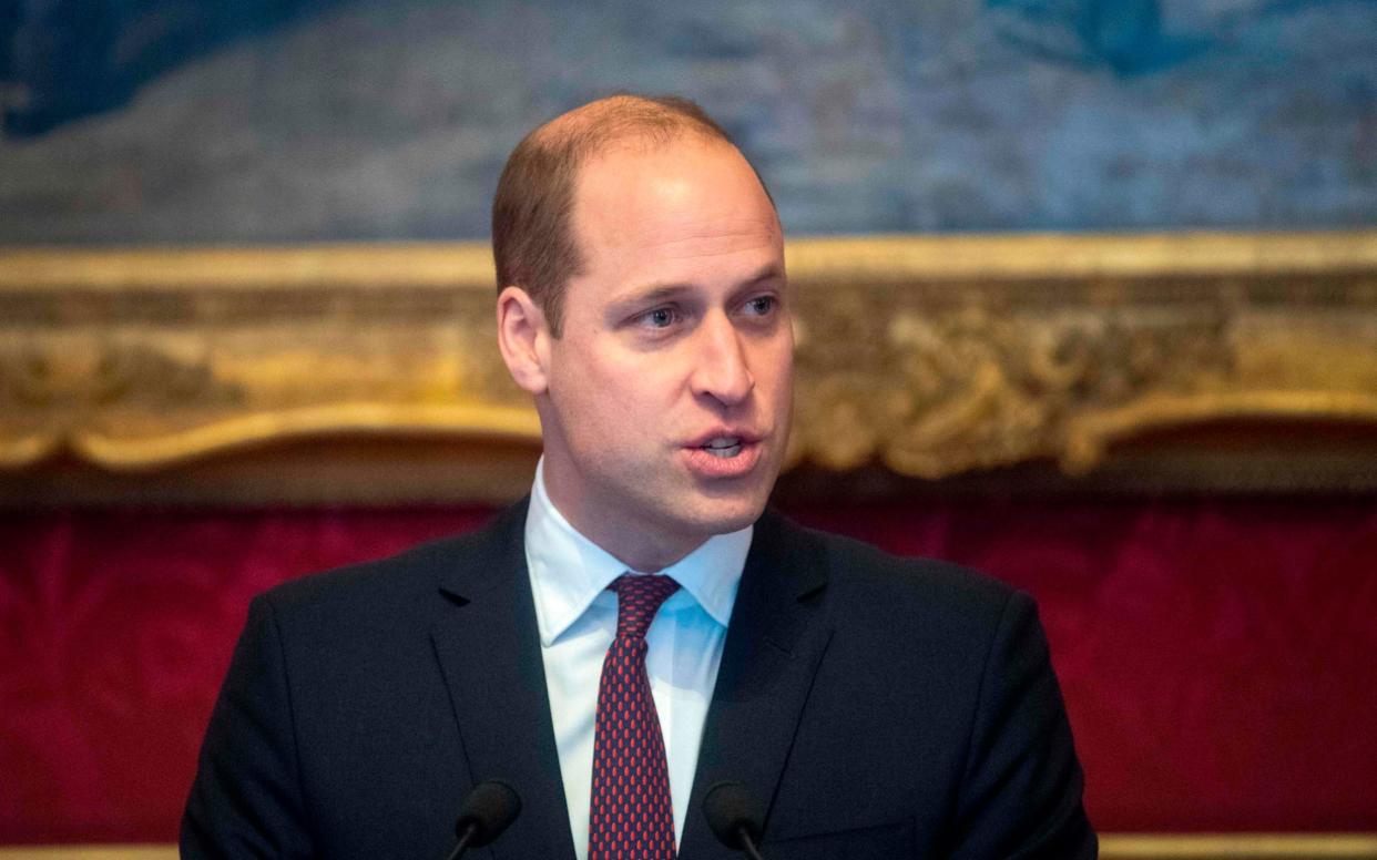 The Duke of Cambridge: 'We cannot seize or arrest our way out of this problem' - AFP