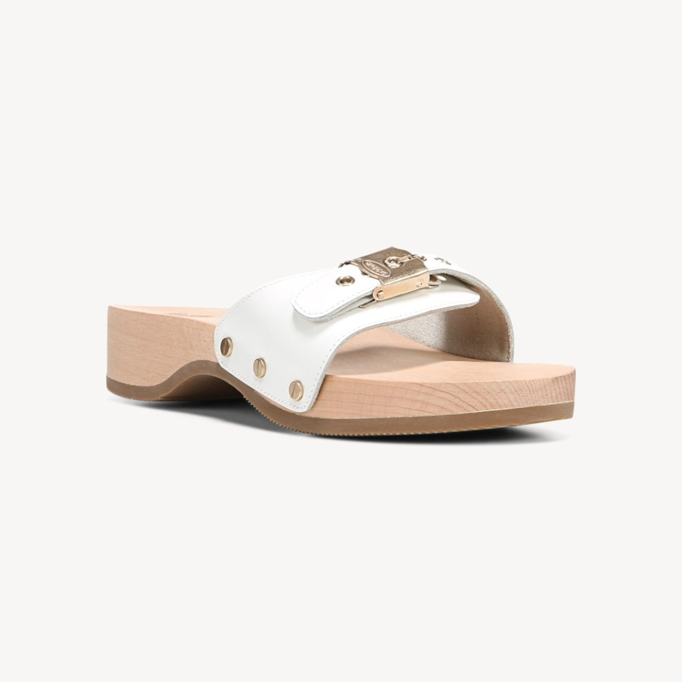 Dr. Scholl's Original Sandal in White Leather