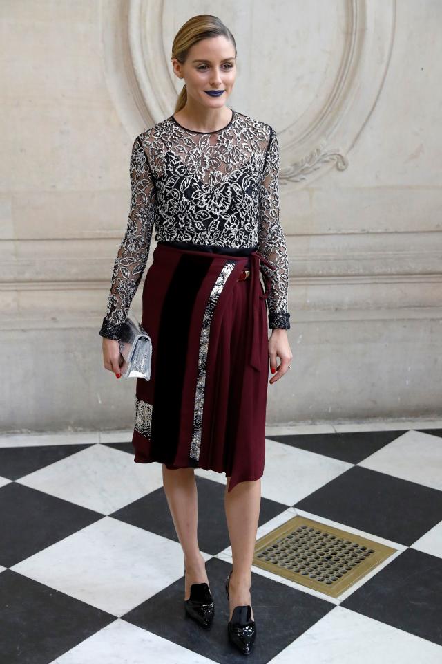 Camille Seydoux attending the Valentino show at the Tuileries as