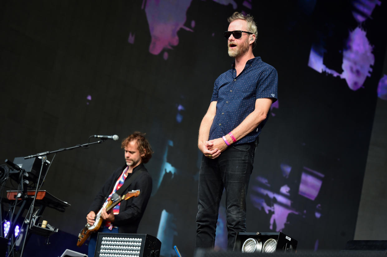 The National on stage in London (PA)