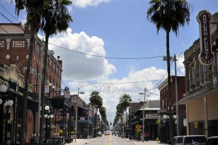 A view down 7th Avenue in Ybor City in Tampa, Florida is shown in this 2012 file photo. REUTERS/Brian Blanco