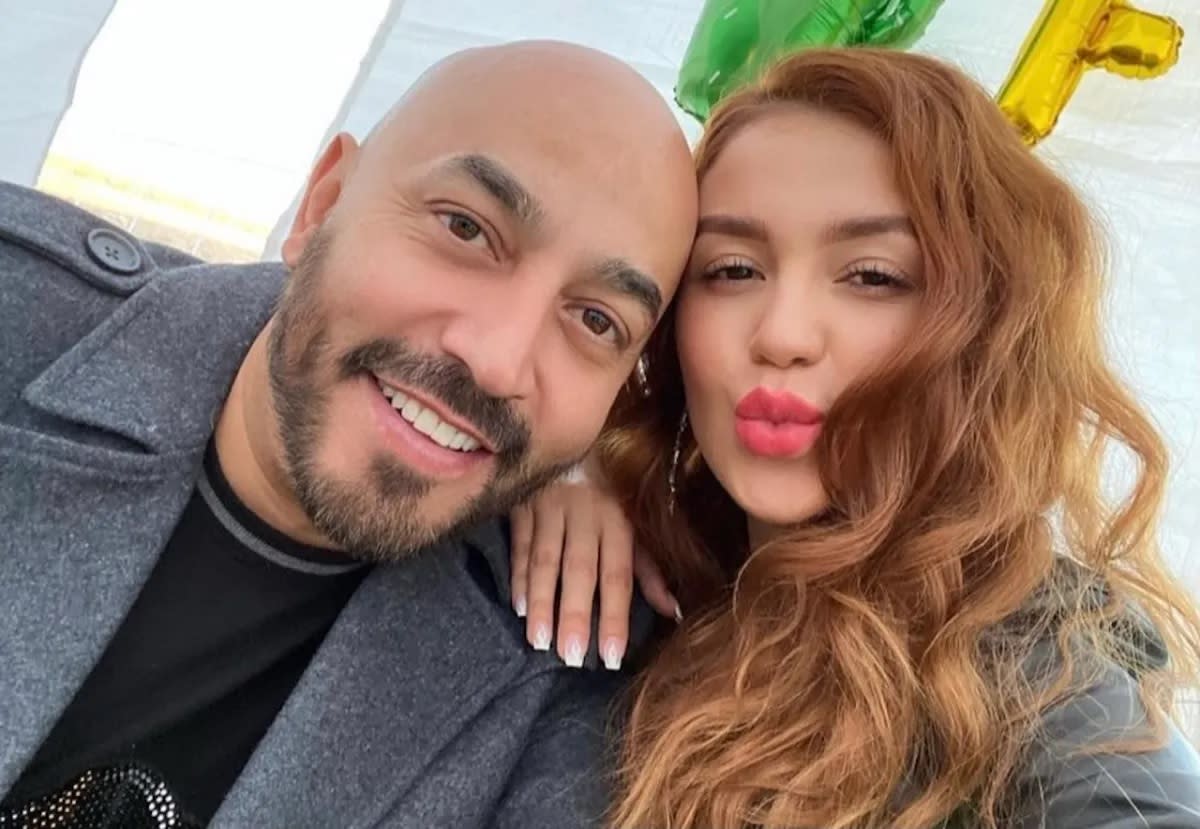 Lupillo Rivera con Giselle Soto / Cortesía 