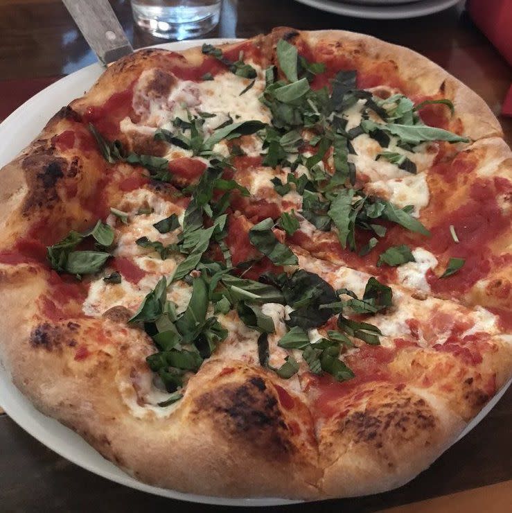 pizza at Transfer Pizzeria Café in Milwaukee, Wisconsin