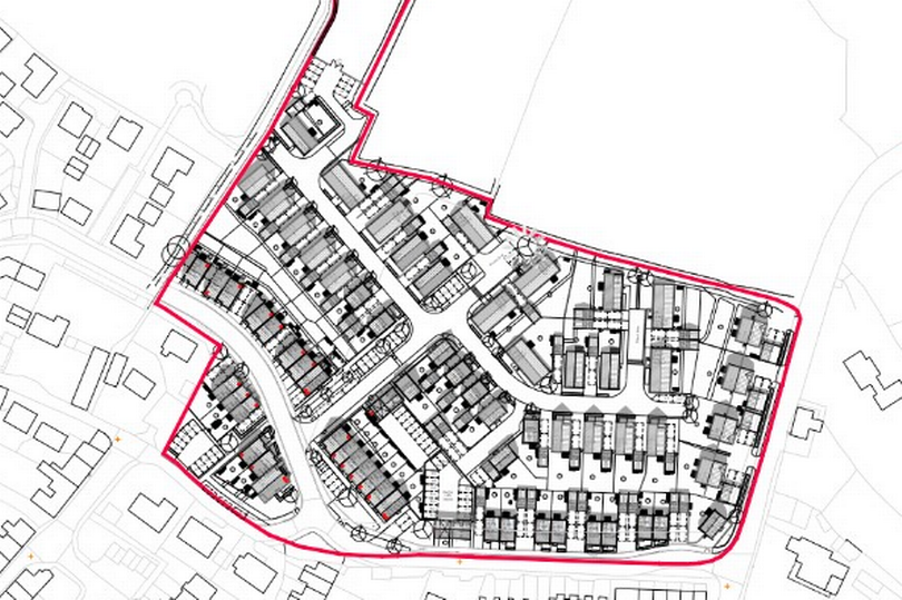 Plans for 71 homes on Burges Lane in Wiveliscombe