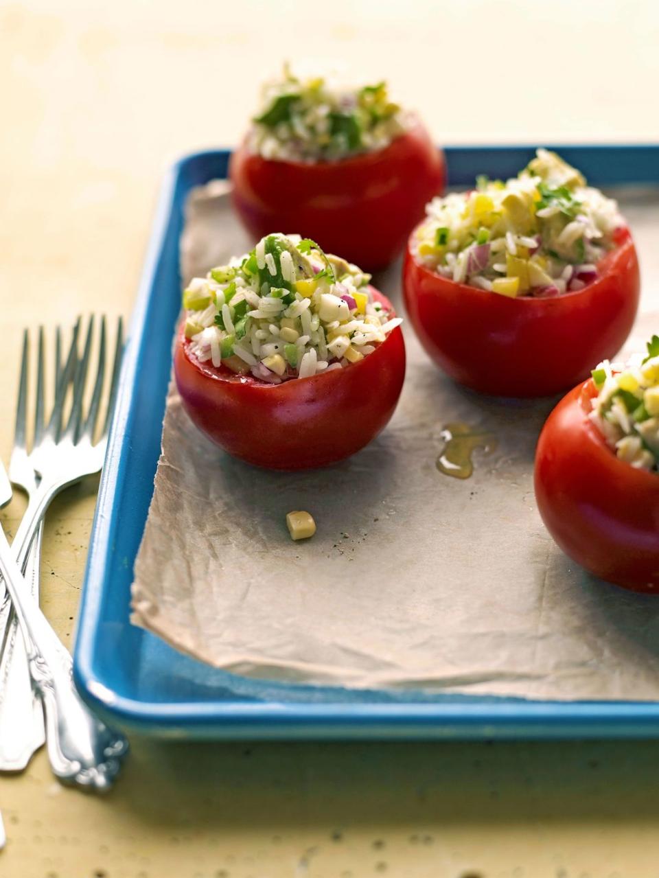 corn stuffed tomatoes