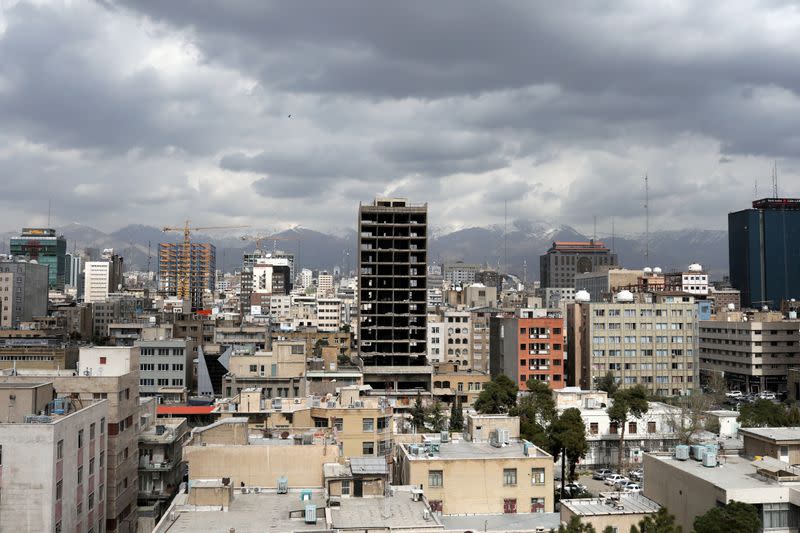 FILE PHOTO: General view of Tehran city, following the outbreak of coronavirus