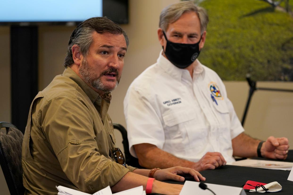 Sen. Ted Cruz and Texas Gov. Greg Abbott