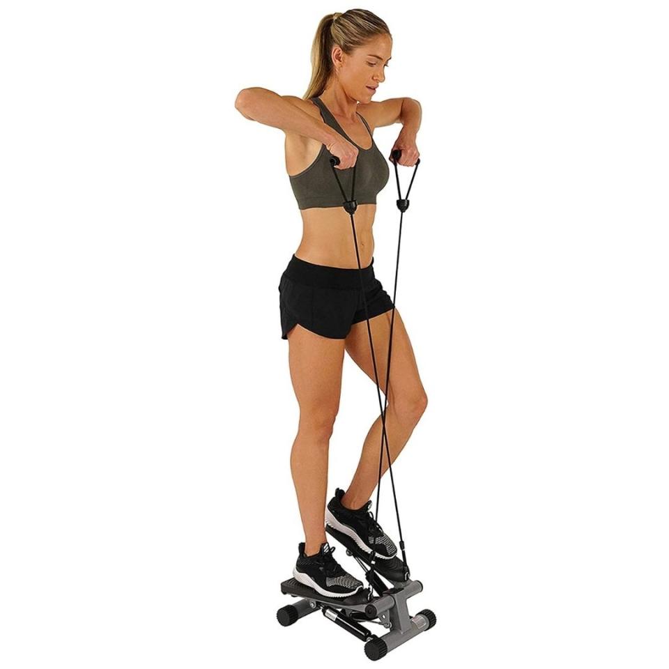 Sunny Health & Fitness Mini Stepper with Resistance Bands - Amazon.