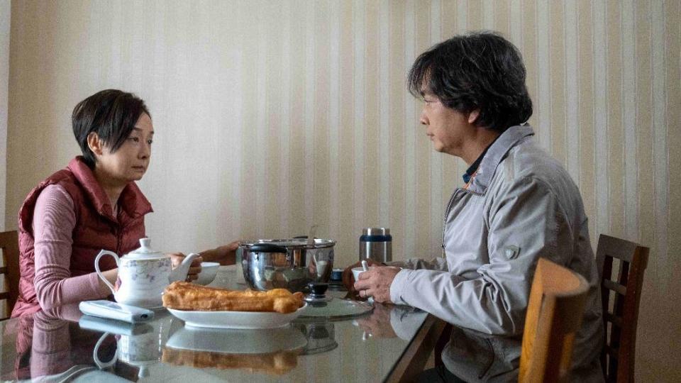 毛舜筠與謝君豪在《過時·過節》中飾演夫妻。（圖／甲上提供）