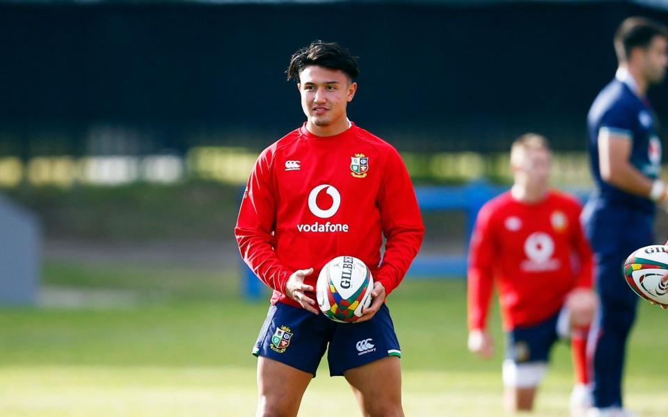 Marcus Smith Lions training with Owen Farrell - Lions lodge complaint after ex-Ireland forward describes Marcus Smith as having 'Oompa-Loompa tan' - GETTY IMAGES