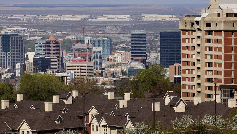 A view of the University of Utah, downtown Salt Lake City and the Great Salt Lake is visible from Red Butte Garden in Salt Lake City on May 11. The news is out about Utah’s decision to allow some immigrant professionals to become licensed in the state — and the demand for such licenses is high.