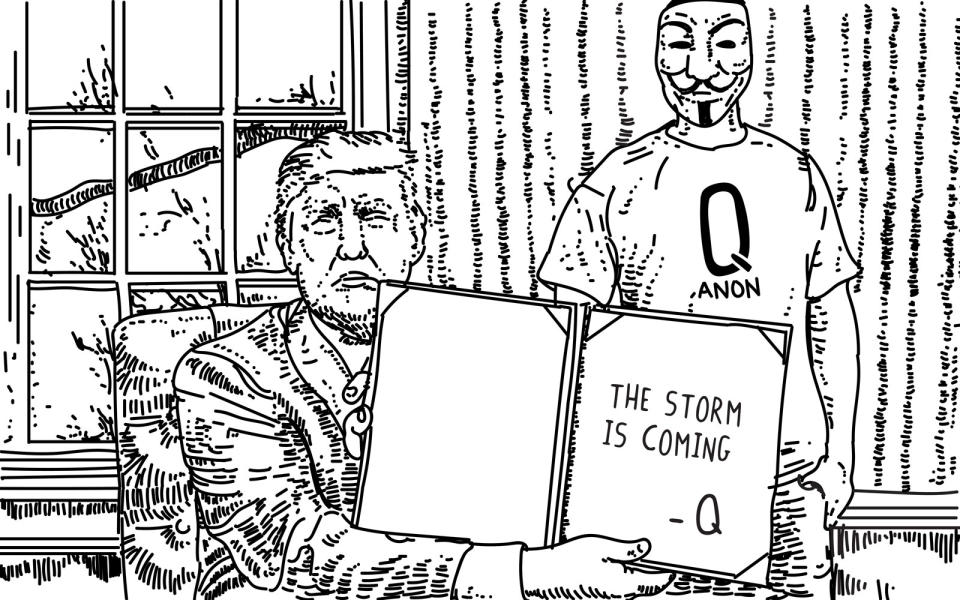 When you're a notorious hacking entity like Anonymous, and a pro-Trump