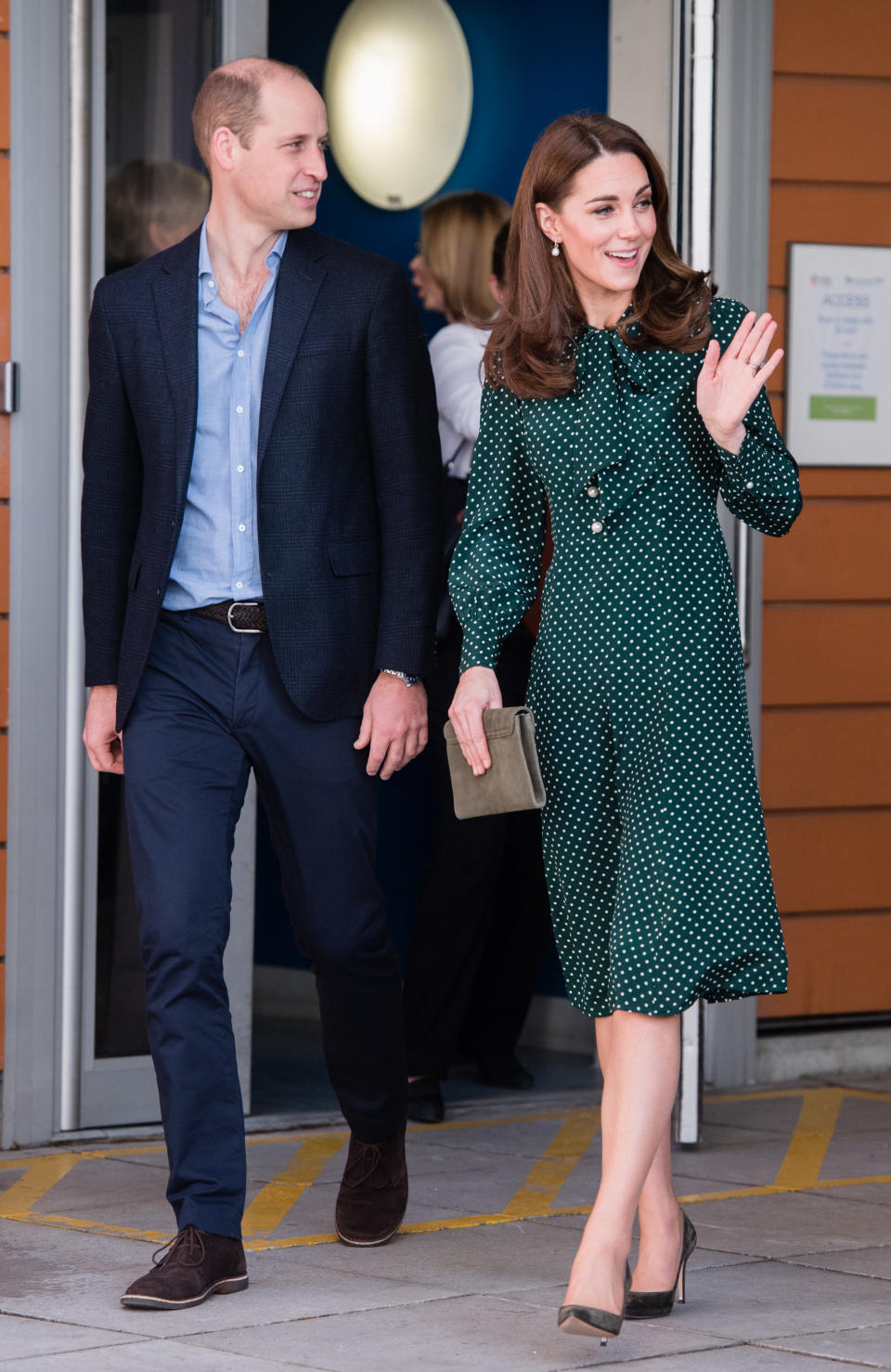 Prince William attended the event with Kate. [Photo: Getty]