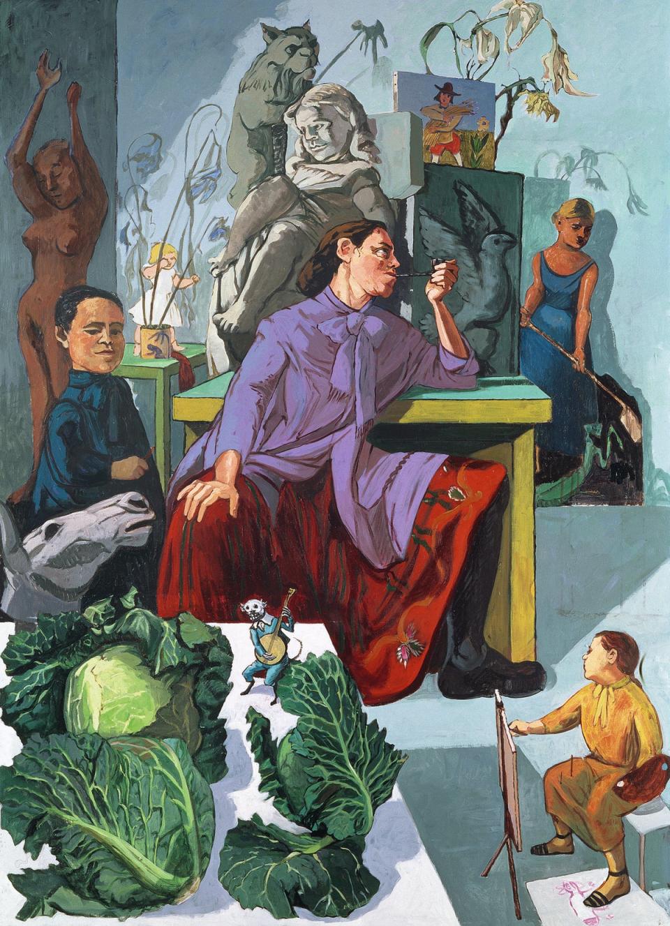 ‘The Artist in Her Studio’ by Paula Rego (Museo Picasso Málaga)