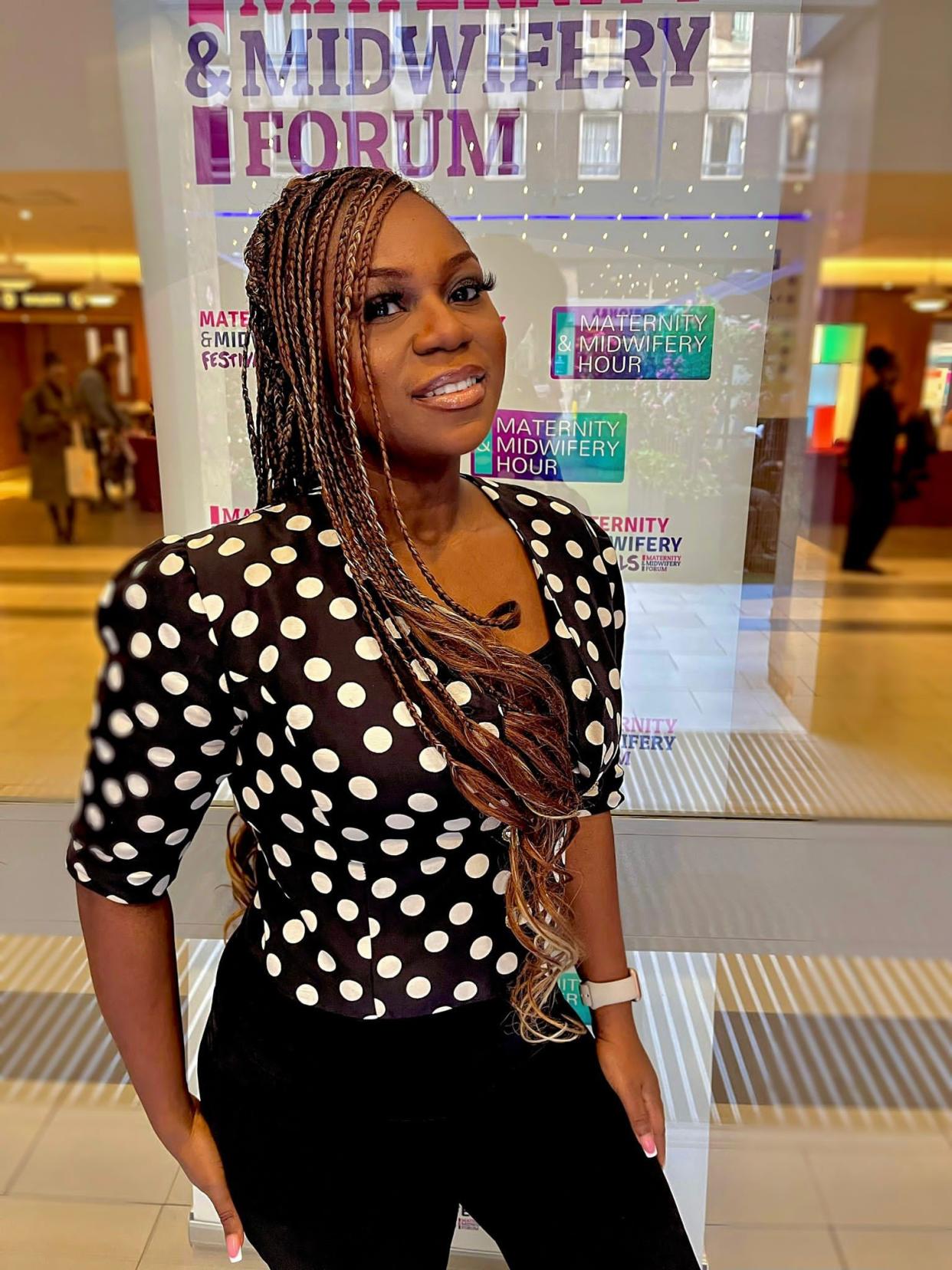 Sandra Igwe said she wanted to organise a conference dedicated to maternal health for black women (SandraIgwe/PA)