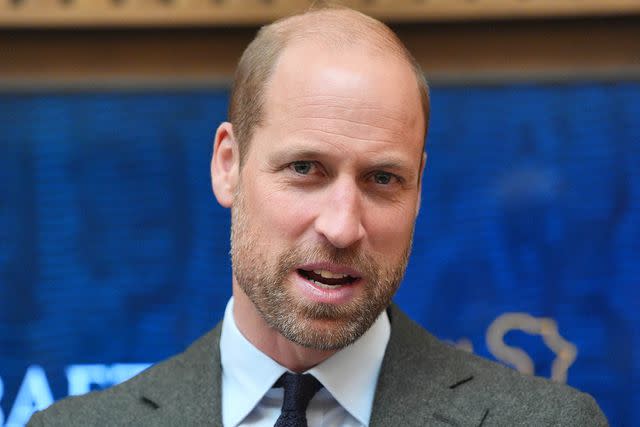 <p>Jonathan Brady/WPA Pool/Shutterstock </p> Prince William at the BAFTA and Royal African Society event in Piccadilly, London on Oct. 9, 2024.