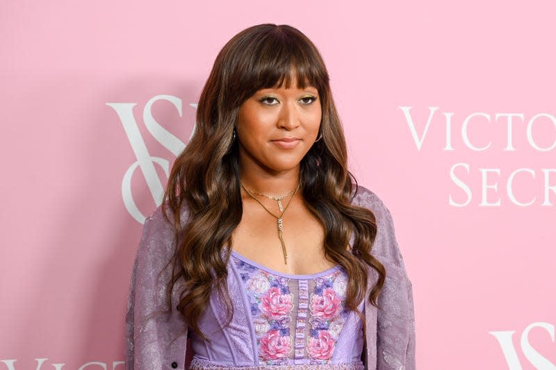 Naomi Osaka on the red carpet at the Victoria’s Secret World Tour 2023 event at The Manhattan Center on September 6, 2023 in New York, New York.