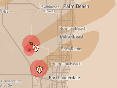 A shift in the wind pattern for South Florida this weekend could create some smoky conditions, particularly in south county.