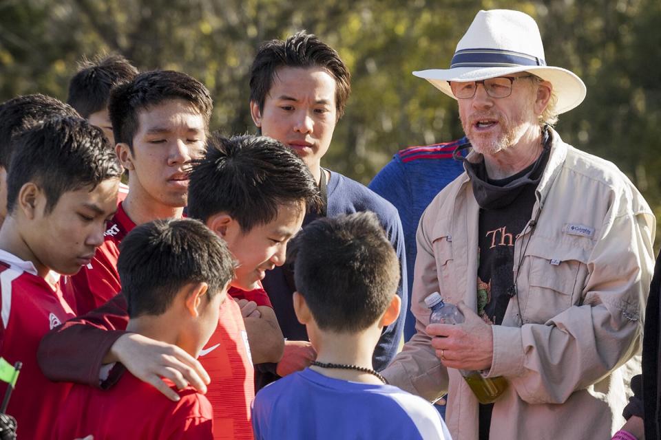 Director Ron Howard on the set of THIRTEEN LIVES, a Metro Goldwyn Mayer Pictures film