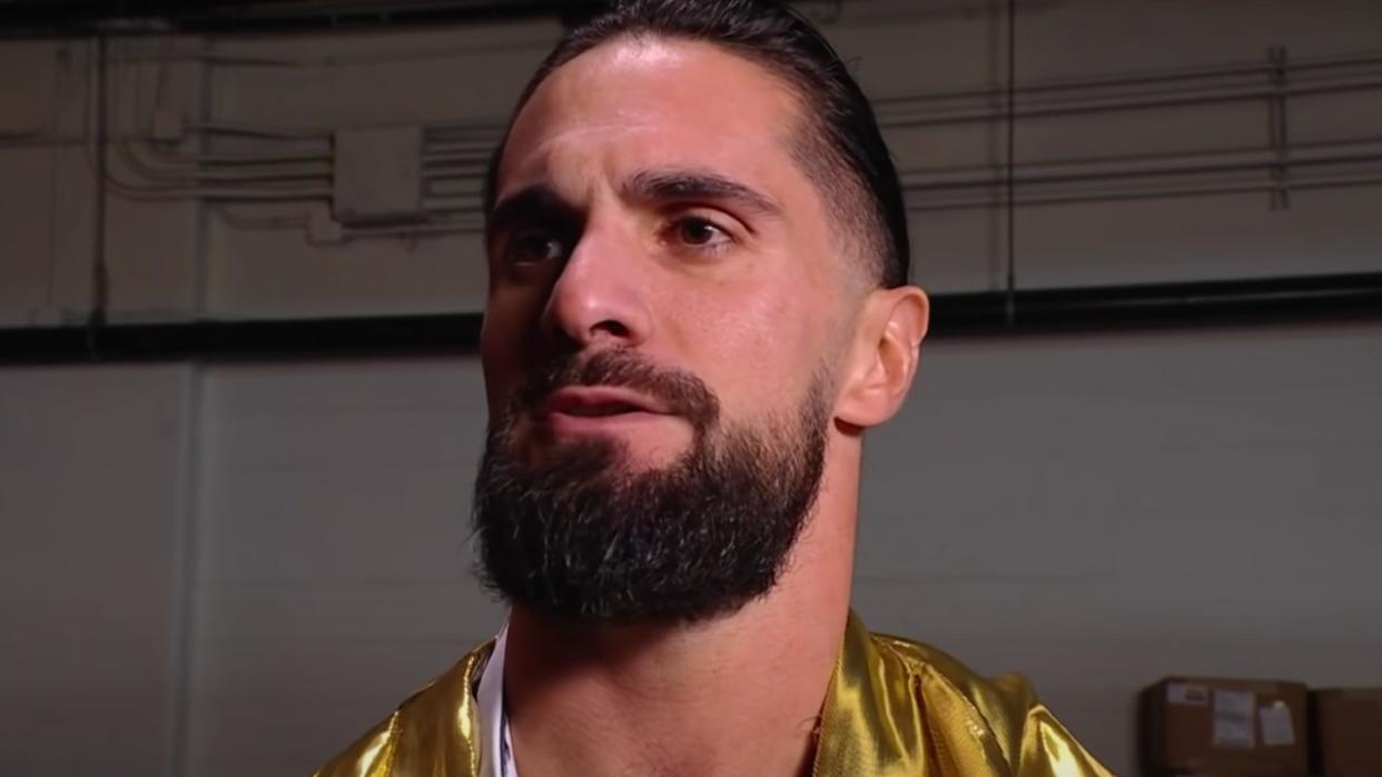  Seth Rollins on Monday Night Raw. 