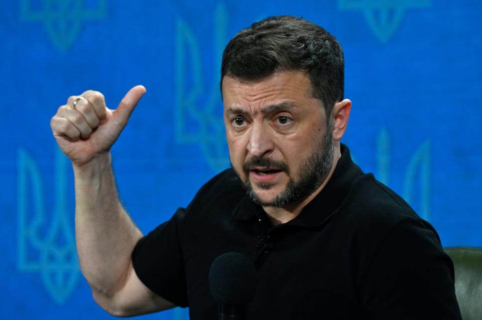 Zelensky has called for “new energy” in the Ukrainian government (AFP via Getty Images)