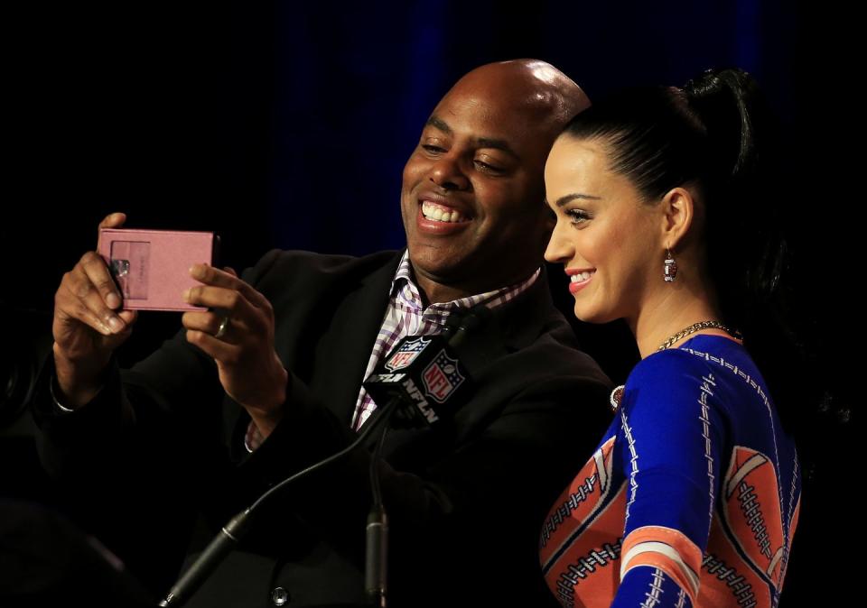 Kevin Frazier and Katy Perry