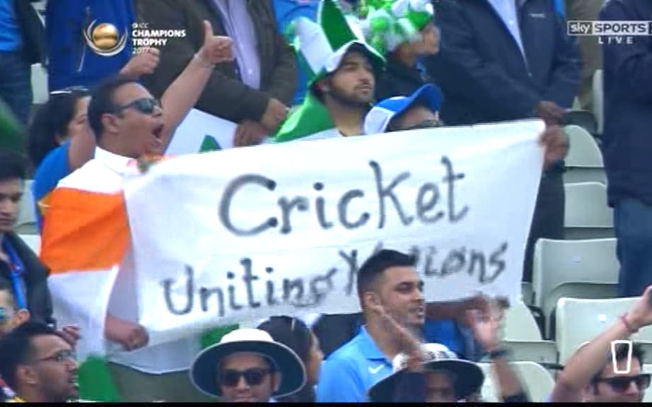 Banner at Edgbaston - Credit: Sky Sports