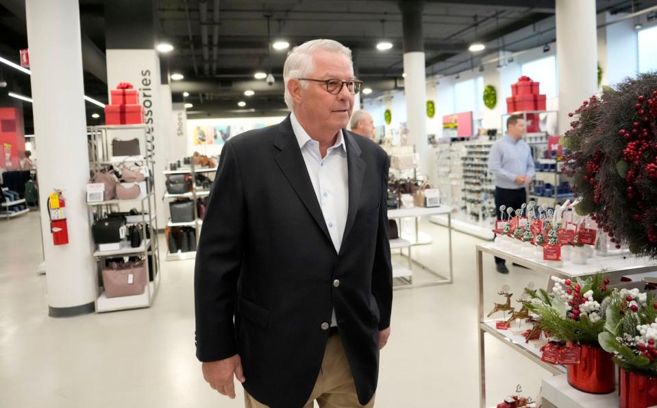 Kohl's CEO Tom Kingsbury takes a look around at the opening of the new Kohl's store at 630 N. Vel R. Phillips Ave. in downtown Milwaukee on Friday, Nov. 3, 2023.