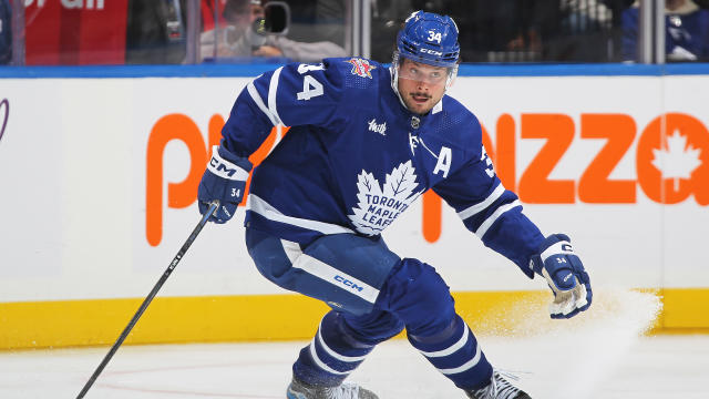 Auston Matthews of the Toronto Maple Leafs walks off the ice surface  News Photo - Getty Images