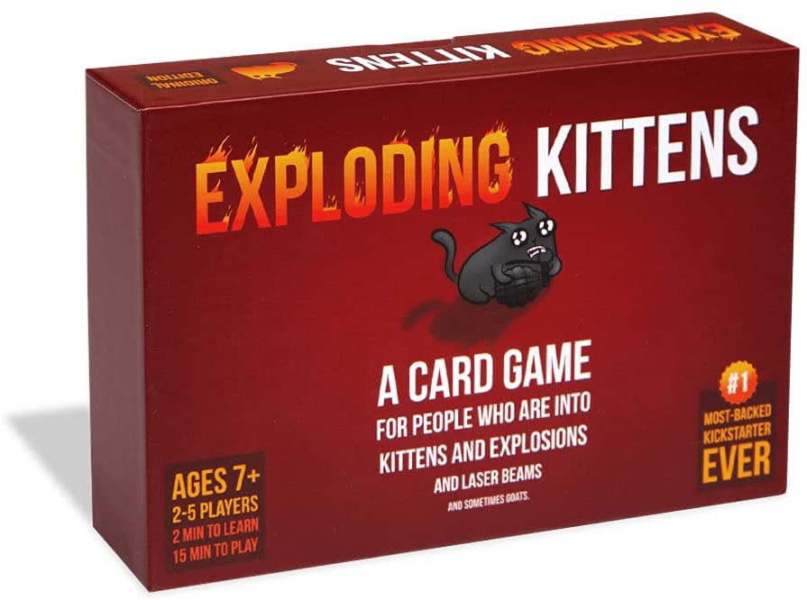 Board games for adults: exploding kittens