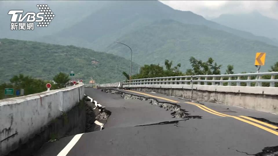 郭鎧紋認為，東部外海的地質構造條件「足以發生規模8.0強震」；圖為2022年台東強震。（圖／TVBS資料畫面）