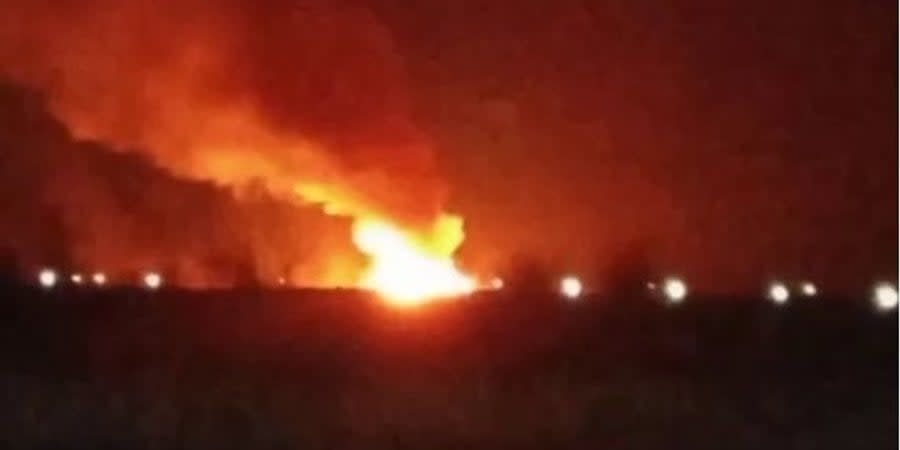Fire on the territory of a military unit in the Volgograd region of the Russian Federation