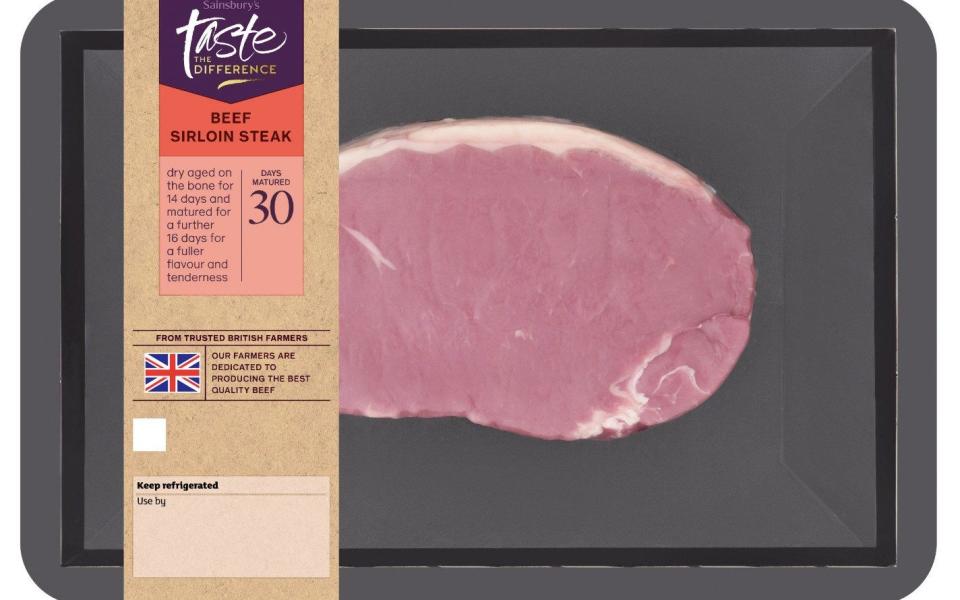 Sainsbury’s Taste the Difference Beef Sirloin Steak