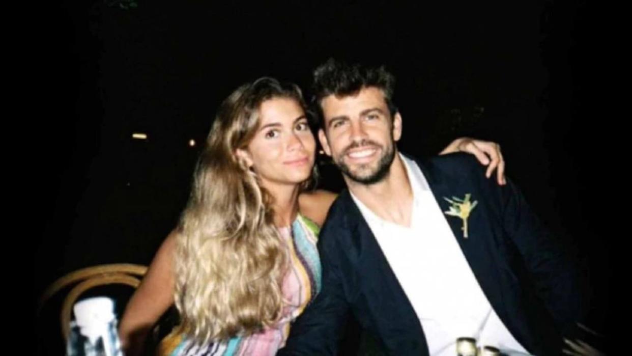 Clara Chía con Gerard Piqué / Cortesía 