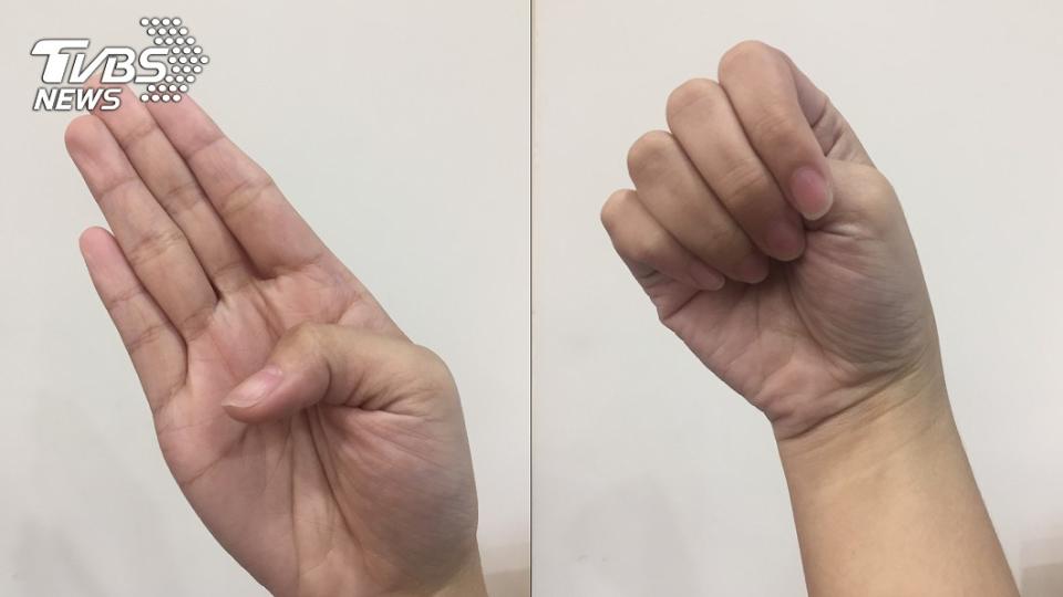 醫生分享手指檢測法，1秒測出自己是否為高危險族群。（圖／TVBS）