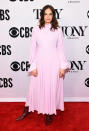 Ruth Wilson wore an Emilia Wickstead dress at the 73rd Annual Tony Awards Meet The Nominees Press Day on May 01, 2019 in New York City. <em>[Photo by Ilya S. Savenok/Getty Images for Tony Awards Productions]</em>