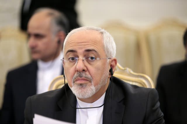 Iran Foreign Minister Mohammad Javad Zarif.  (Ivan Sekretarev/AP/PA)