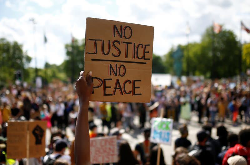 Black Lives Matter protest, in London