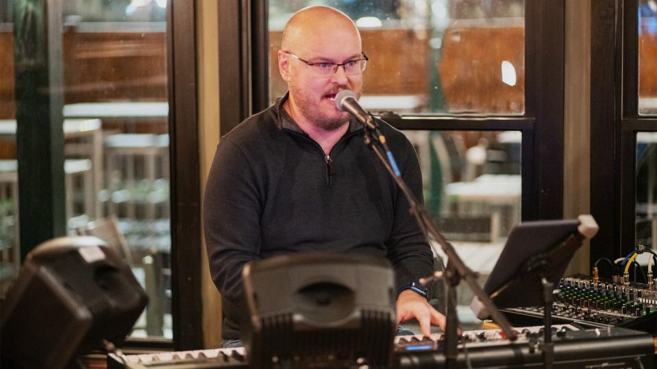Keyboard player and singer Jeremy Painter performs as part of the duo Real Imposters at multiple venues in the Mohawk Valley