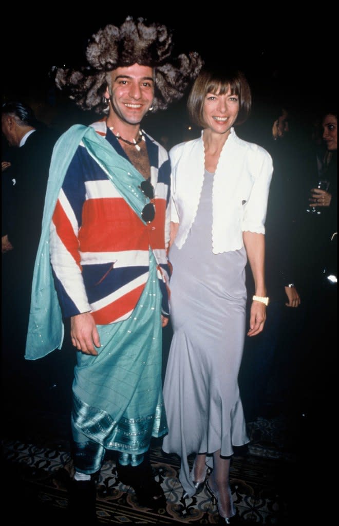 Anna Wintour was an early supporter of John Galliano, helping him find financial backing for his line in the 90s. MUBI/ High & Low
