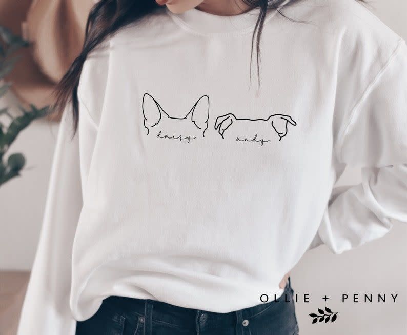 41) Custom Dog Ears Sweatshirt