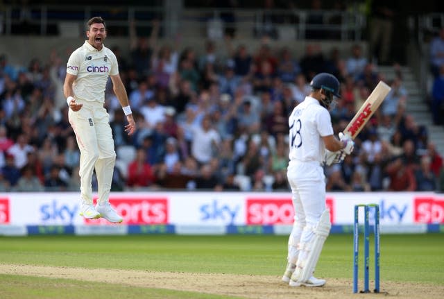 James Anderson in action