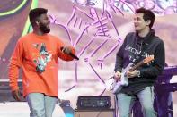 Also at Coachella: Khalid has John Mayer join him onstage to perform their song “Outta My Head” for the festival crowd.