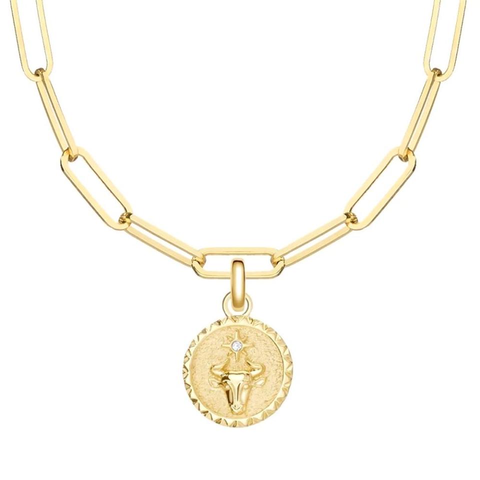 <p><a href="https://go.redirectingat.com?id=74968X1596630&url=https%3A%2F%2Fwww.brilliantearth.com%2FTaurus-Zodiac-Diamond-Charm-14K-Gold-BE7DCH26%2F&sref=https%3A%2F%2Fwww.bestproducts.com%2Flifestyle%2Fg35681042%2Fgifts-for-taurus-sign%2F" rel="nofollow noopener" target="_blank" data-ylk="slk:Shop Now;elm:context_link;itc:0;sec:content-canvas" class="link ">Shop Now</a></p><p>Sol Collection 14K Gold Taurus Zodiac Diamond Charm</p><p>brilliantearth.com</p><p>$450.00</p>