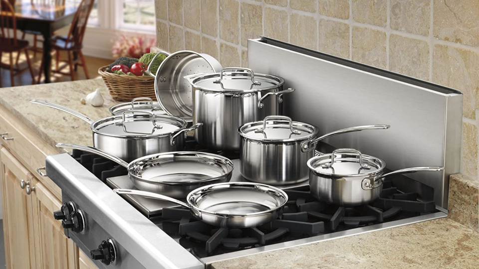 Best kitchen gifts: Cuisinart MCP-12N 12-Piece Cookware Set