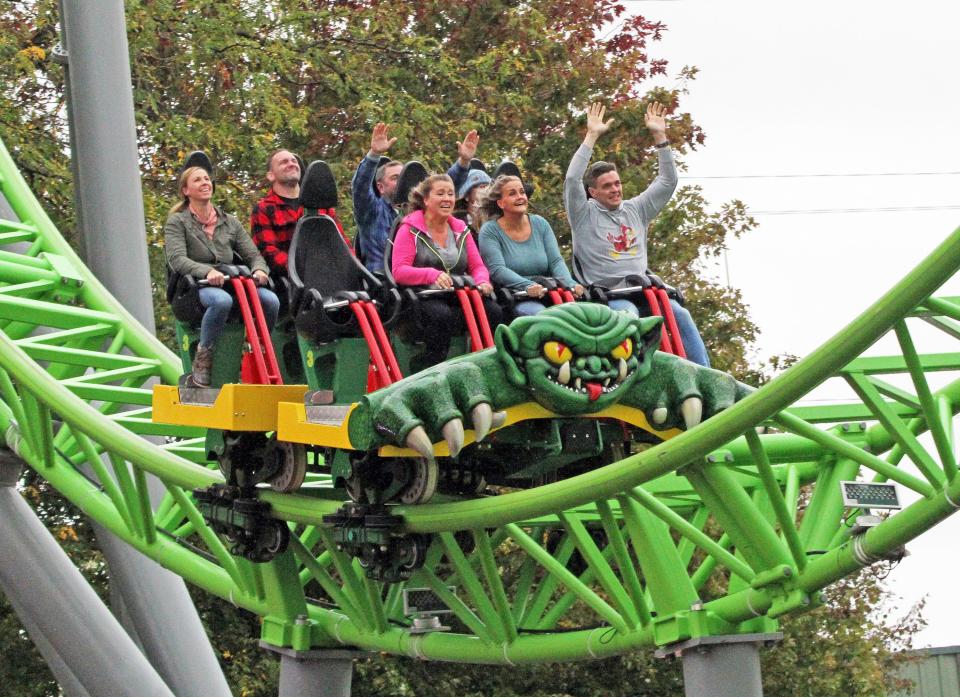 Oktoberfest at Adventureland in Altoona features amusement park rides, food, games, and entertainment from more than 30 performers and bands as German heritage is celebrated.