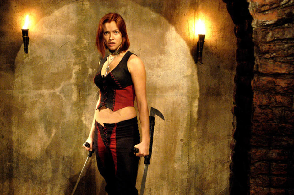 <a href="http://movies.yahoo.com/movie/1808752731/info" data-ylk="slk:BLOODRAYNE;elm:context_link;itc:0;sec:content-canvas" class="link ">BLOODRAYNE</a> (2006) Hey, it's Uwe Boll again, adapting yet another video game. And guess what? It's terrible. This flick earned six Razzie nominations and is, without a doubt, a career nadir for both Sir Ben Kingsley and Meatloaf.