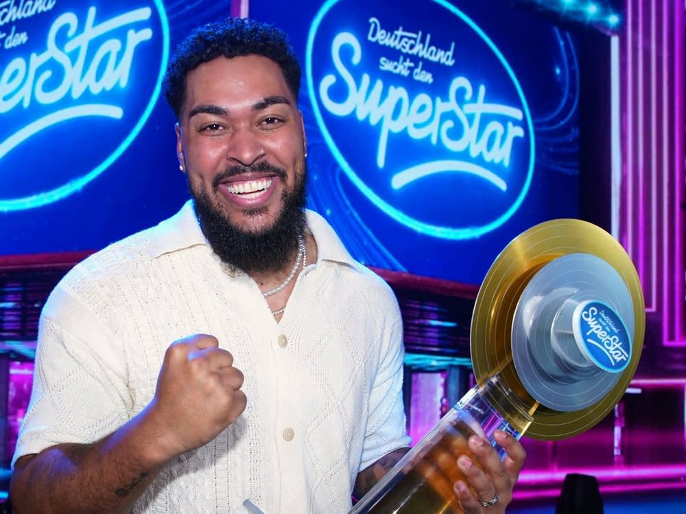 Sem Eisinger gewinnt das Finale der Castingshow "Deutschland sucht den Superstar". (Bild: RTL / Stefan Gregorowius)