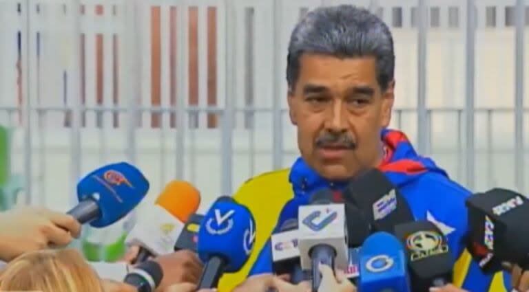 Nicolás Maduro votó en las elecciones de Venezuela.