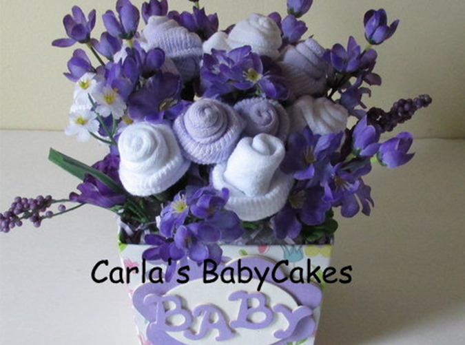 Carla's Baby Cakes Sock Bouquet